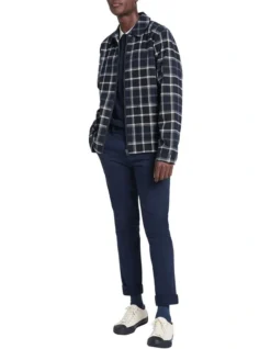 Ocean Zip Harrington In Navy Check -Myer Fashion Store 912786580 2 720x928