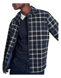Ocean Zip Harrington In Navy Check -Myer Fashion Store 912786580 4 720x928