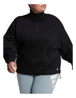 ADIDAS Sportswear Future Icons Quarter-Zip Sweatshirt Black