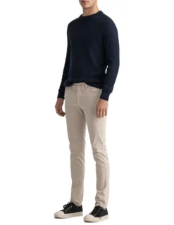 Gant Hayes Retro Shield Jeans Plaza In Taupe