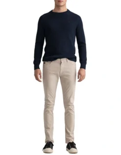 Gant Hayes Retro Shield Jeans Plaza In Taupe -Myer Fashion Store 913093390 4 720x928