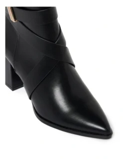 Forever New Tanya Hardware Black Ankle Boot -Myer Fashion Store 914099680 914148280 2 720x928