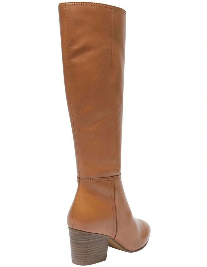 Drake Boots In Tan Leather 6 Drake Boots In Tan Leather - Image 4
