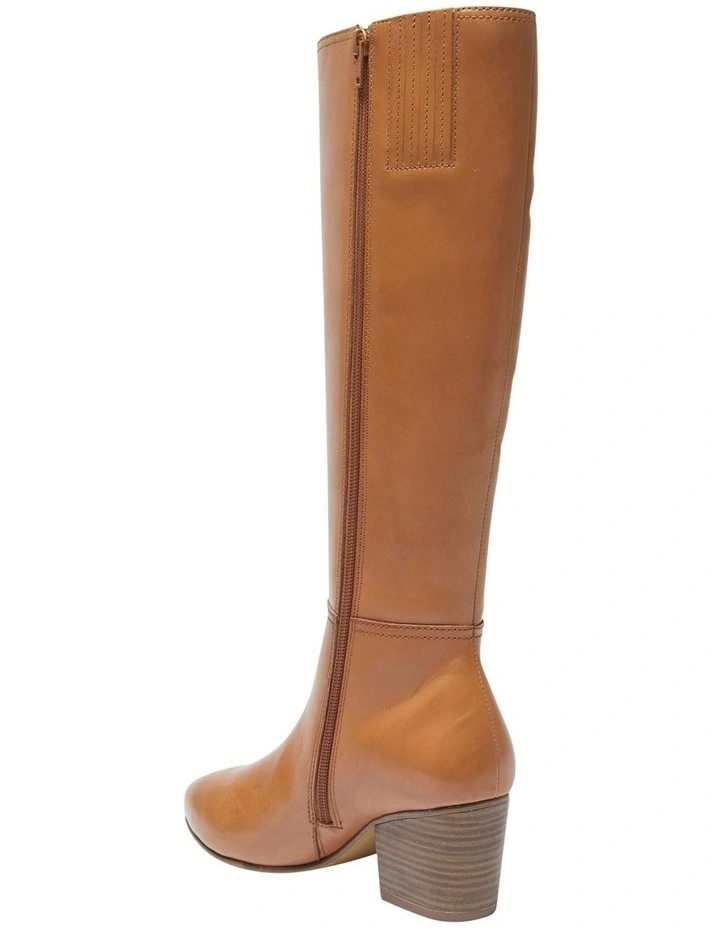 Drake Boots In Tan Leather 8 Drake Boots In Tan Leather - Image 6