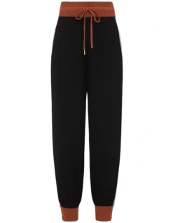 Make It Rain Metallic Knit Sweat Pant In Black 13 Make It Rain Metallic Knit Sweat Pant In Black -Myer Fashion Store 914294800 6 1 720x928