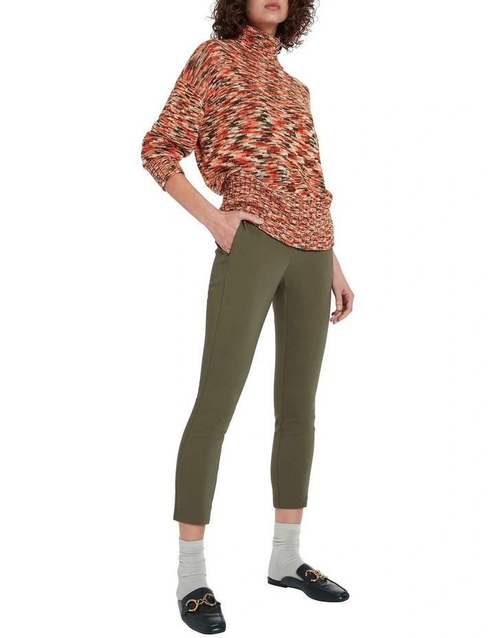 Tamara 7/8th Pant In Washed Khaki 4 Tamara 7/8th Pant In Washed Khaki - Image 2