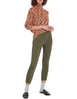 Tamara 7/8th Pant In Washed Khaki 9 Tamara 7/8th Pant In Washed Khaki -Myer Fashion Store 914302450 4 720x928
