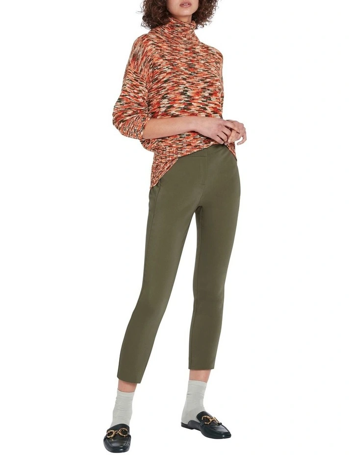 Tamara 7/8th Pant In Washed Khaki 6 Tamara 7/8th Pant In Washed Khaki - Image 4