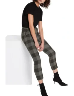 The Checklist Pant In Black -Myer Fashion Store 914303530 4 720x928