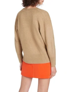Summer Nights Knit Jumper In Camel -Myer Fashion Store 914311630 3 720x928