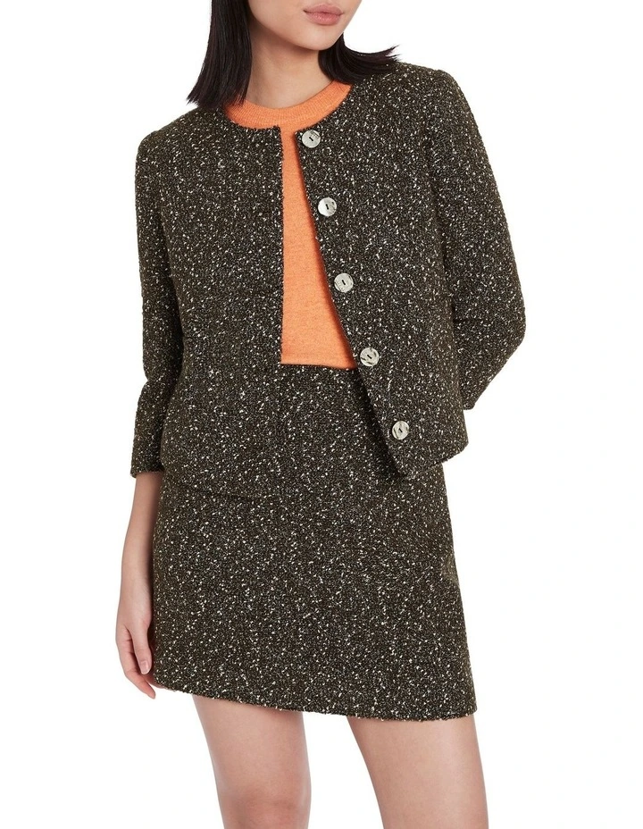 Wool You Love Me Jacket In Khaki 3 Wool You Love Me Jacket In Khaki