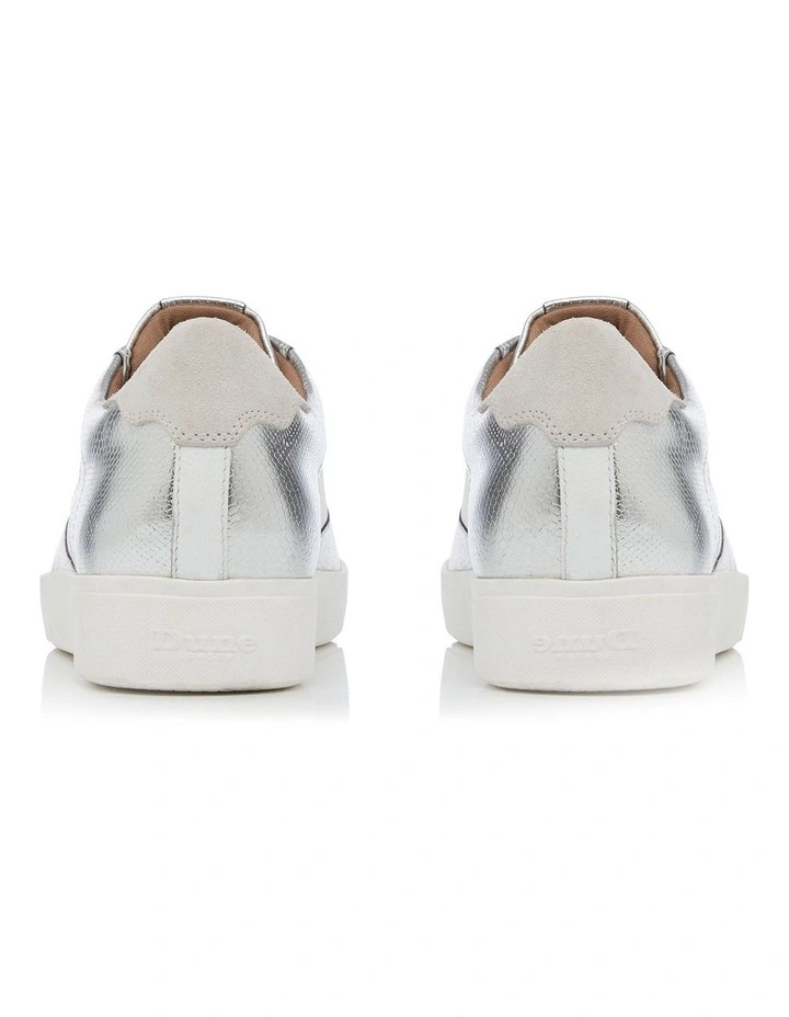 Dune London Energised Trainers In Silver 7 Dune London Energised Trainers In Silver - Image 5