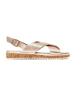 Dune London Lorde Sandals In Gold
