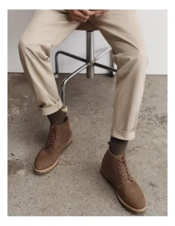 Sahara Suede Military Boots In Taupe -Myer Fashion Store 914807350 2 1 720x928