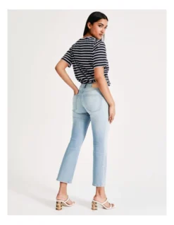 ONLY Kenya Life Mid Sweet Flare Jeans In Light Blue Denim -Myer Fashion Store 914867110 3 3 720x928