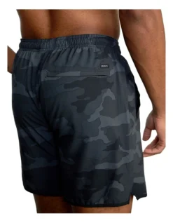 RVCA Yogger Stretch 17 Elastic Shorts Grey -Myer Fashion Store 915239080 5 720x928