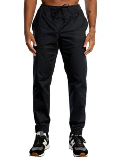 RVCA Spectrum Cuffed Sweatpants Black