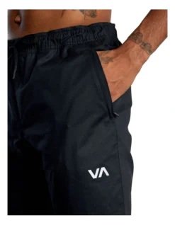 RVCA Spectrum Cuffed Sweatpants Black -Myer Fashion Store 915256090 5 720x928