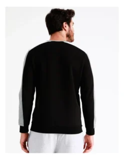 Puma Ess Block Crew Sweater In Black/Grey 13 Puma Ess Block Crew Sweater In Black/Grey -Myer Fashion Store 916803820 6 720x928