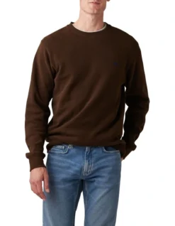 Gunn Crew Neck Sweat Sepia