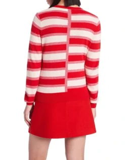Don't Pink Twice Knit In Red/White -Myer Fashion Store 917271370 3 720x928