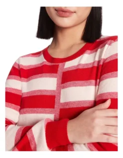 Don't Pink Twice Knit In Red/White -Myer Fashion Store 917271370 4 720x928