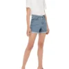 ONLY Vega Life Mom Shorts In Light Blue Denim