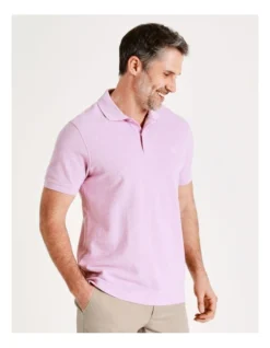 Lindon Plain Polo In Pink -Myer Fashion Store 918069310 5 720x928