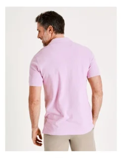 Lindon Plain Polo In Pink -Myer Fashion Store 918069310 6 720x928