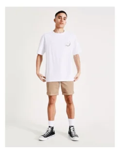 On The Green Placement Print Oversized Short Sleeve Tee In White 13 On The Green Placement Print Oversized Short Sleeve Tee In White -Myer Fashion Store 918087760 5 1 720x928