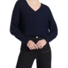 Heather Bell Sleeve Knit In Navy Metallic -Myer Fashion Store 918278200 1 720x928