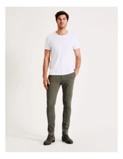 Jack Slim Tapered Chino Pant In Khaki