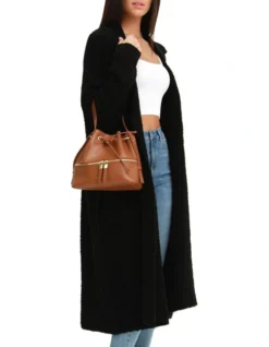 Born To Run Sustainable Sweater Coat Black -Myer Fashion Store 919135090 5 720x928