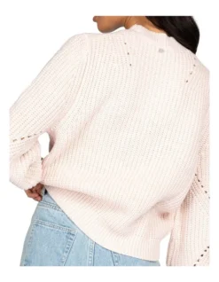 Rusty Caspian Crew Neck Knit Pink -Myer Fashion Store 919686070 4 720x928