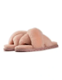 Sheepskin Wool Brighton Pale Pink Slippers -Myer Fashion Store 920807290 3 720x928