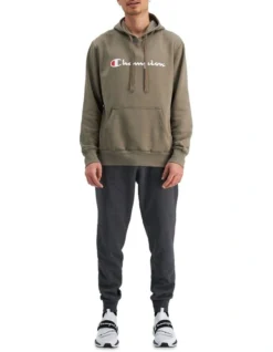 Champion Script Hoodie In Brown -Myer Fashion Store 922699720 4 720x928