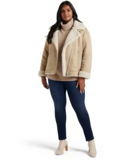 Whitney Aviator Jacket Cream -Myer Fashion Store 922705210 5 720x928