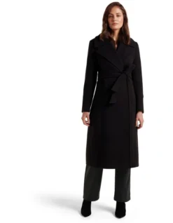 Forever New Brandy Wrap Coat In Black 11 Forever New Brandy Wrap Coat In Black -Myer Fashion Store 922752910 5 720x928