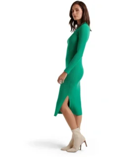 Sierra Column Midi Knit Dress In Green -Myer Fashion Store 922866400 3 720x928