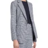 Mirela Gingham Jacket In Midnight/Ivory -Myer Fashion Store 923064400 1 720x928