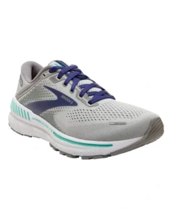 BROOKS Adrenaline GTS 22 Grey Running Shoe -Myer Fashion Store 923216770 3 720x928