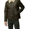 Arrowtown Shearling Leather Jacket In Mocha -Myer Fashion Store 923770090 1 720x928