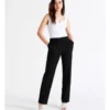 Basque Essential Straight Leg Pant In Black -Myer Fashion Store 924717700 1 720x928