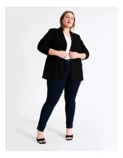 Basque Essential Single Button Blazer In Black -Myer Fashion Store 924717880 3 720x928
