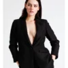 Basque Essential Summer Linen Blend Blazer In Black -Myer Fashion Store 924719680 1 720x928