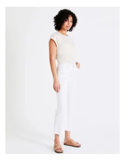 Billie Straight Recycled Blend Jean In White -Myer Fashion Store 924770260 5 2 720x928