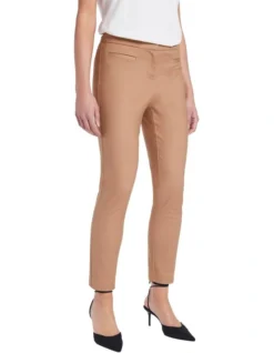 Alana Welt Pocket Pant In Strong Latte