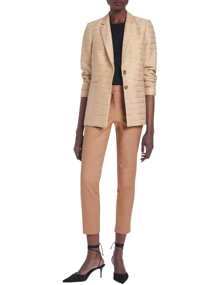 In Between Days Jacket In Gold/Latte 4 In Between Days Jacket In Gold/Latte - Image 2