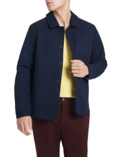 Jamie Chore Jacket In Navy