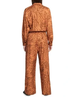 The Mystery Relaxed Fit Jumpsuit In Orange Multi -Myer Fashion Store 925003720 2 720x928
